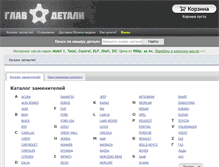 Tablet Screenshot of glavdetali.com
